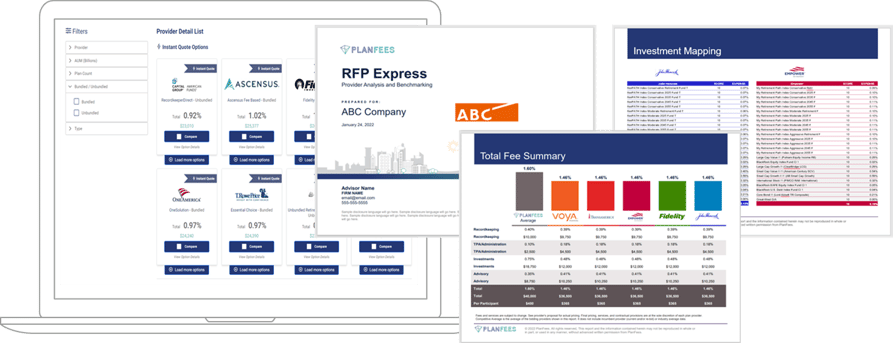 RFP Express screen captures